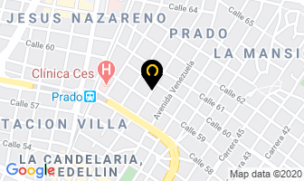 Mapa de Teatro El Tablado en Medellín