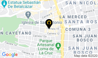 Mapa de Teatro La Máscara en Cali