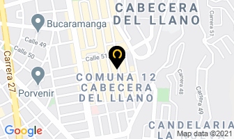 Mapa de Tec-gas Santander en Bucaramanga