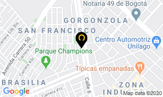 Mapa de Tecescal Ltda en Bogotá D.C