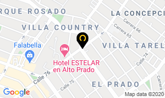Mapa de Tech Solutions en Barranquilla