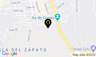 Mapa de Techinv Diseño Publicidad en Barrancabermeja