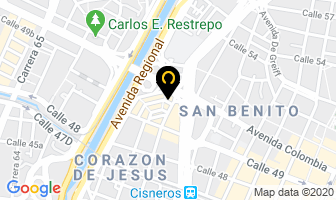 Mapa de Techno Jeans en Medellín
