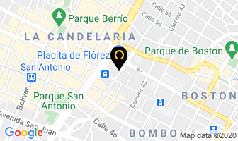 Mapa de Teclados Alvaro Posada en Medellín