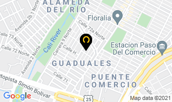Mapa de Tecma Ltda. en Cali