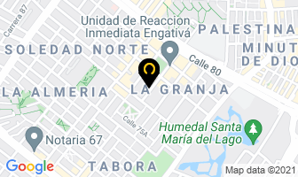 Mapa de Tecmadex en Bogotá D.C