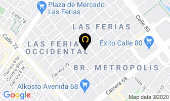 Mapa de Tecmadex Ltda. en Bogotá D.C