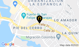 Mapa de Tecnar en Cartagena