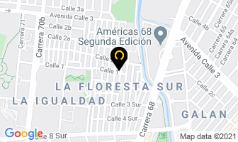 Mapa de Tecni-elevadores De Colombia Ltda. en Bogotá D.C
