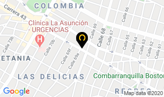Mapa de Tecni Express en Barranquilla