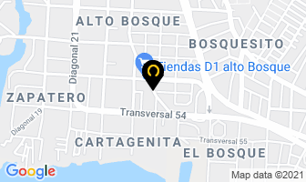Mapa de Tecni-lens Ltda. en Cartagena