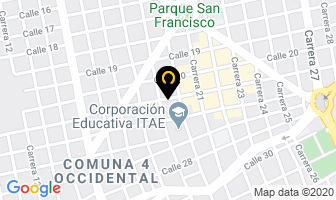 Mapa de Tecni-puertas en Bucaramanga