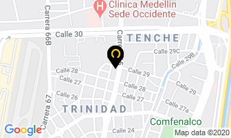 Mapa de Tecniabejas en Medellín