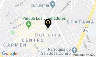 Mapa de Tecnialum en Duitama