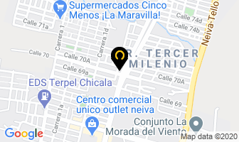 Mapa de Tecniaseo Cartagena en Neiva