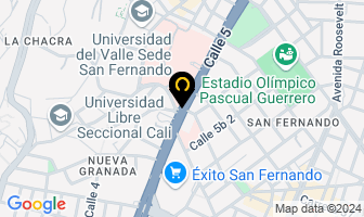 Mapa de Tecniautos Sanfernando en Cali