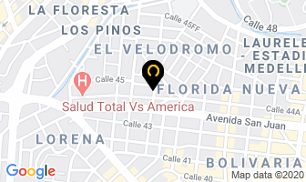 Mapa de Tecnibásculas Ltda. en Medellín