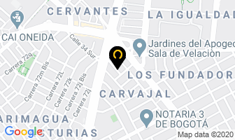 Mapa de Tecnibombas Ovalle en Bogotá D.C