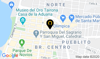 Mapa de Tecnicámaras Saltarín en Santa Marta