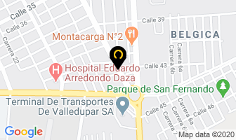 Mapa de Tecnicentro Del Valle en Valledupar