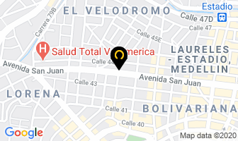 Mapa de Tecnicentro Hym Sas en Medellín