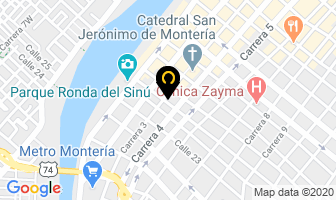 Mapa de Tecnicintas P.c. en Montería