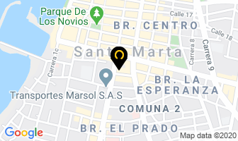 Mapa de Tecnicops en Santa Marta
