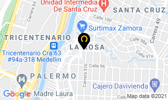 Mapa de Técnicos Asociados en Medellín