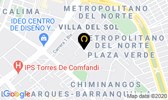 Mapa de Técnicos Electrónicos Asociados en Cali