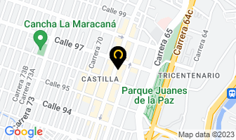 Mapa de Tecnideas en Medellín