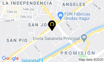 Mapa de Tecnidecor S.a en Itaguí