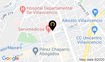 Mapa de Tecnident en Villavicencio