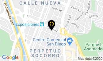 Mapa de Tecnienvases en Medellín