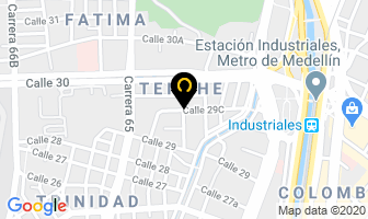Mapa de Tecnigal Ltda. en Medellín