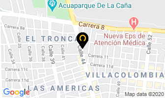 Mapa de Tecnillaves La 44 en Cali