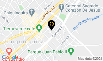 Mapa de Tecnimaderas en Chiquinquirá