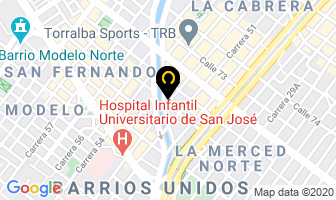 Mapa de Tecnimaquillajes en Bogotá D.C