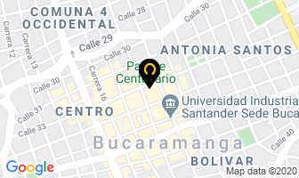 Mapa de Tecniparlantes en Bucaramanga