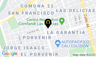 Mapa de Tecniplantas Ltda en Cali