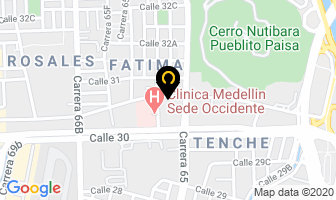 Mapa de Tecniplas Limitada en Medellín