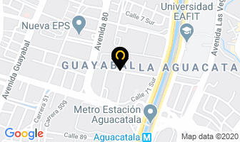 Mapa de Tecniplex Ltda en Medellín