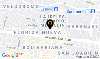 Mapa de Tecnipozos Ltda. en Medellín