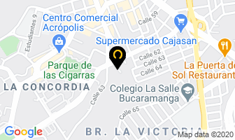 Mapa de Tecnireal en Bucaramanga