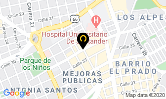 Mapa de Tecniricoh en Bucaramanga