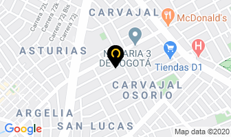 Mapa de Tecnirol Ltda. en Bogotá D.C