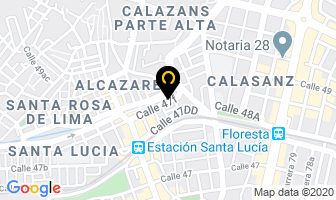 Mapa de Tecnisauna en Medellín