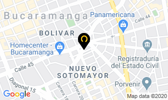 Mapa de Tecnisautos en Bucaramanga