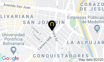 Mapa de Tecniteléfonos en Medellín