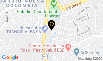 Mapa de Tecnitrailer en Pasto