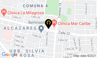 Mapa de Tecnitrauma S.a. en Santa Marta